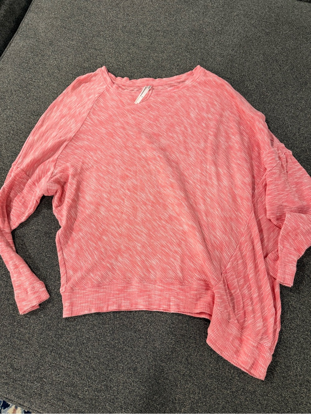 Anthropologie Pink Heathered Lightweight top